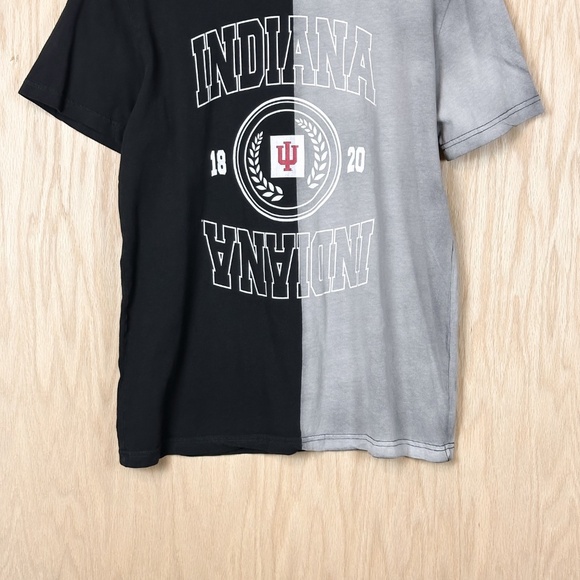 Gameday Couture Indiana Hoosiers Split Bleach Dye Short Sleeve T-Shirt - Picture 5 of 11